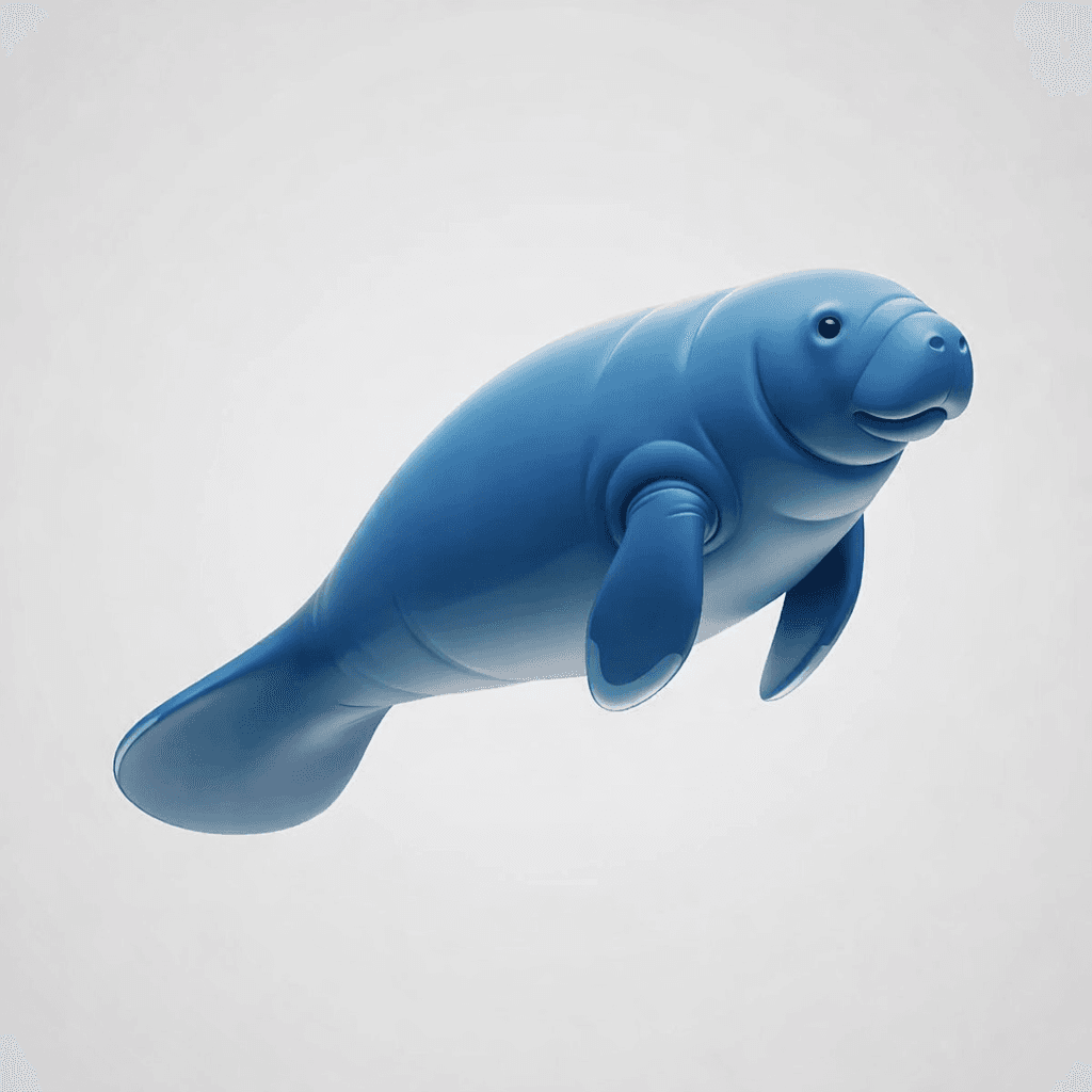 3D Manatee Mascot